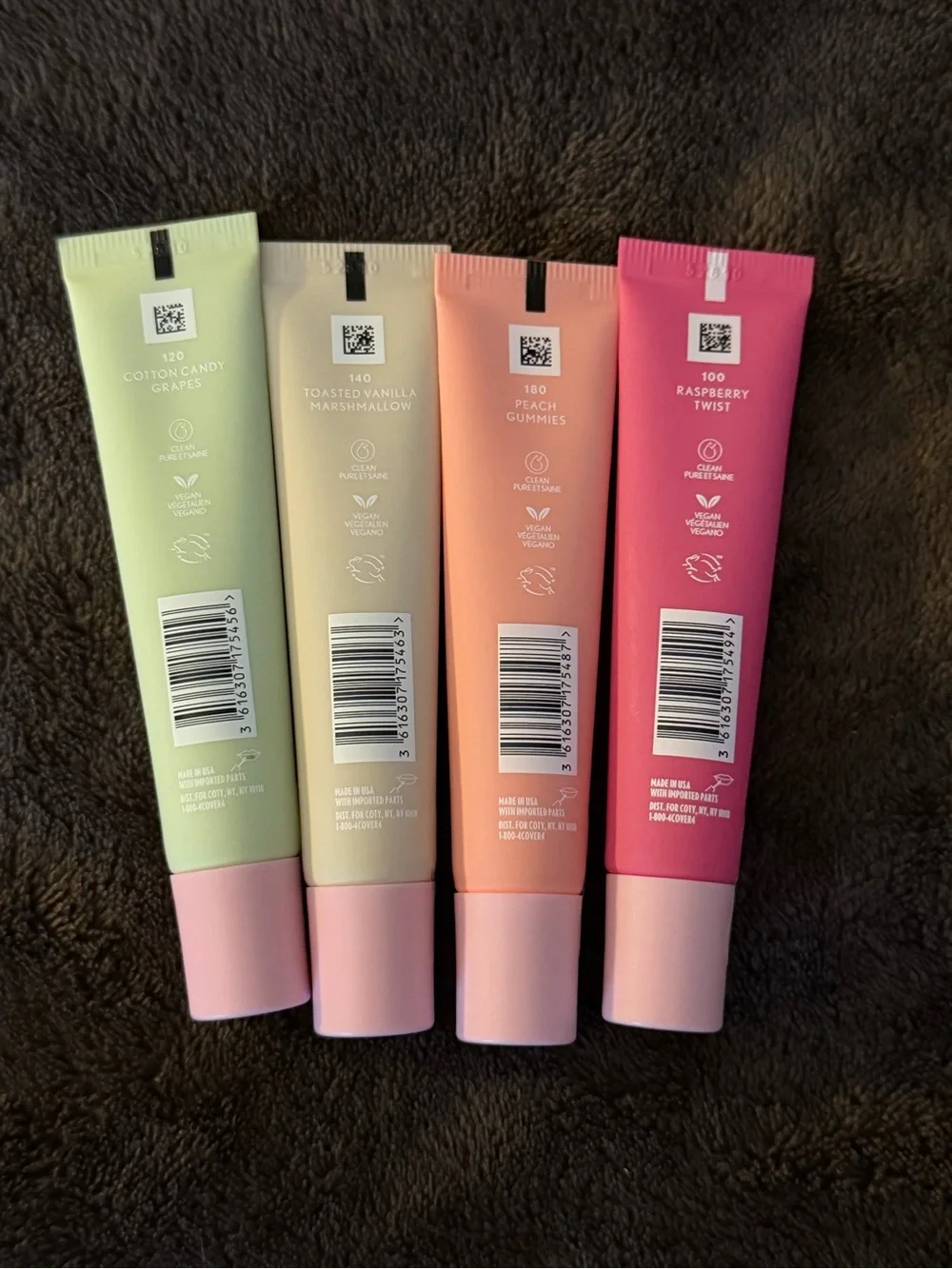 CoverGirl Squishy Glaze Lip Butter Balm SEALED SET OF 4